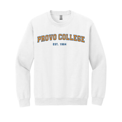 Provo College Crewneck - White