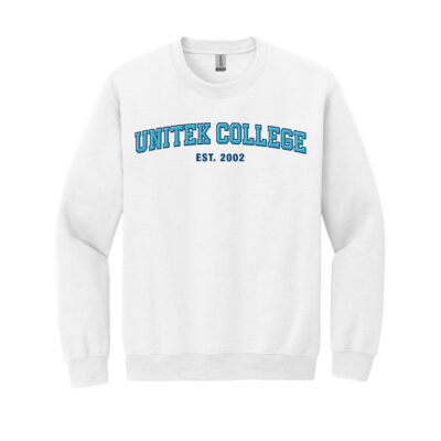Unitek College Crewneck - White