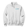 Jerzees Unitek College Quarter-Zip Sweatshirt - Ash