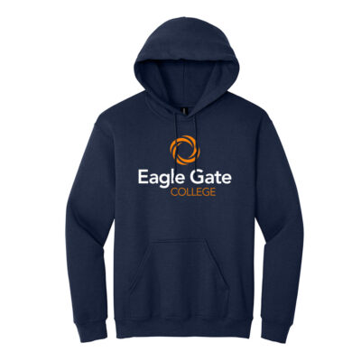 Gildan Heavy Blend Hooded Sweatshirt - NAVY - Eagle Gate College