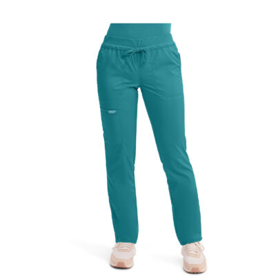 BSN Cherokee Revolution Women's Mid Rise Straight Leg Pull-on Pant