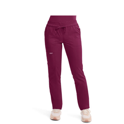 Medical Assisting Cherokee Revolution Women's Mid Rise Straight Leg Pull-on Pant