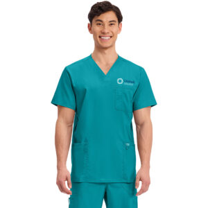 Unitek College BSN Cherokee Revolution Men's V-Neck Top