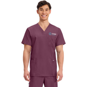 Unitek College Medical Assisting Cherokee Revolution Men's V-Neck Top