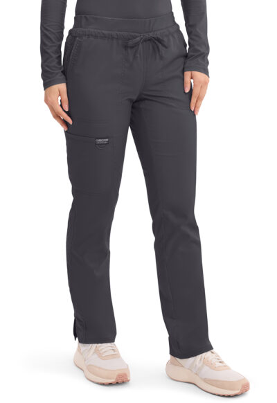 BSN Cherokee Revolution Women's Mid Rise Straight Leg Pull-on Pant