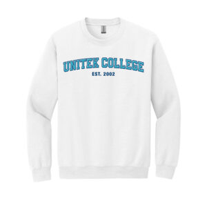 Gildan Unitek College Crewneck - White